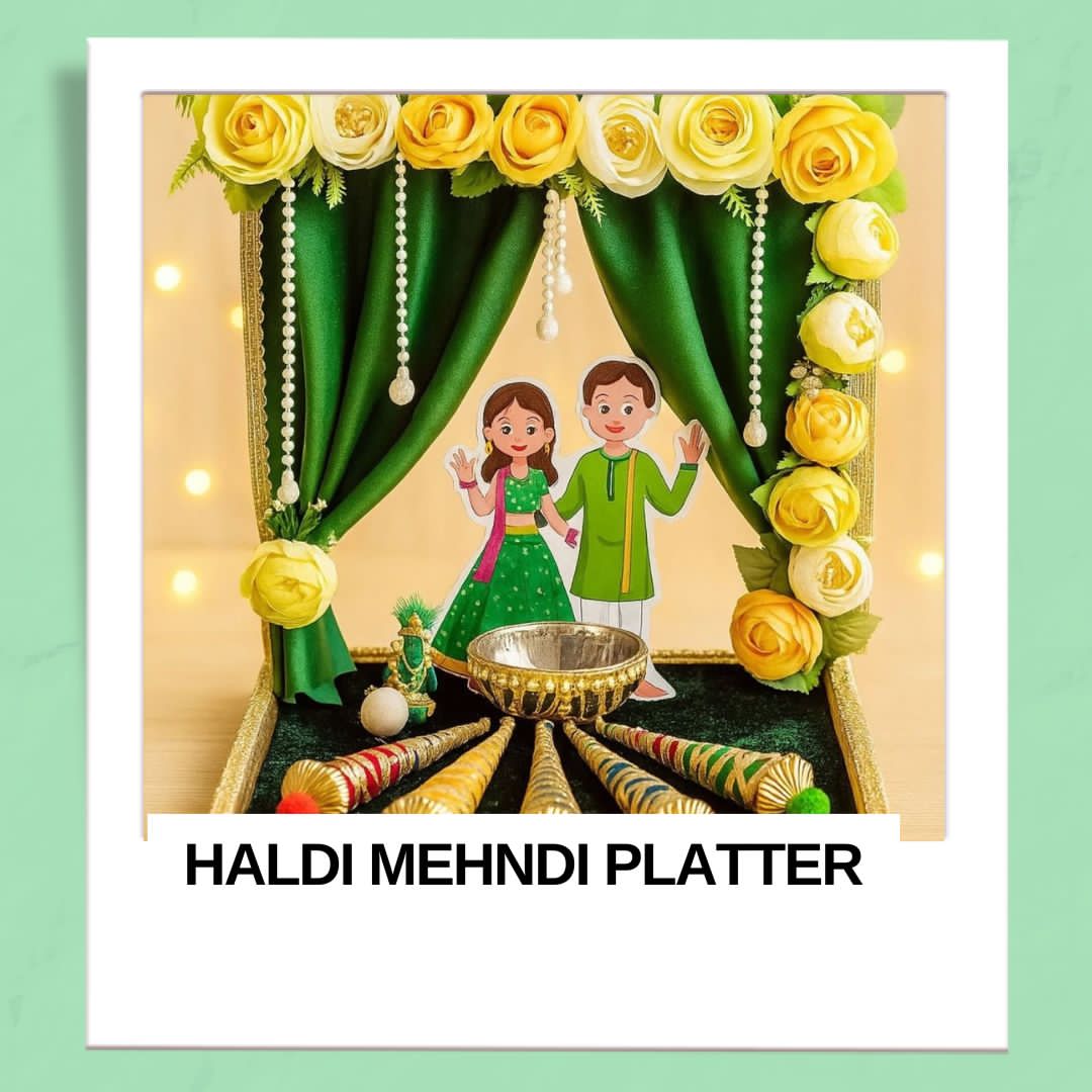 Haldi Mehndi Trays